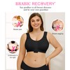 BRABIC Front Closure Compression Mastectomy Everyday Bra for Women Post