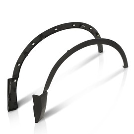 PIT66 Front Fender Trim Set Compatible with Honda CRV 2017-2022 74115TLAA02 74165TLAA02 Black Driver and Passenger Side