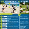 Complete Portable Badminton Set Large - Quick & Easy Setup