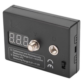 Wire OHM Meter, 0.01-20Ω Testing Range Coil Resistance Tester Digital Display for DIY