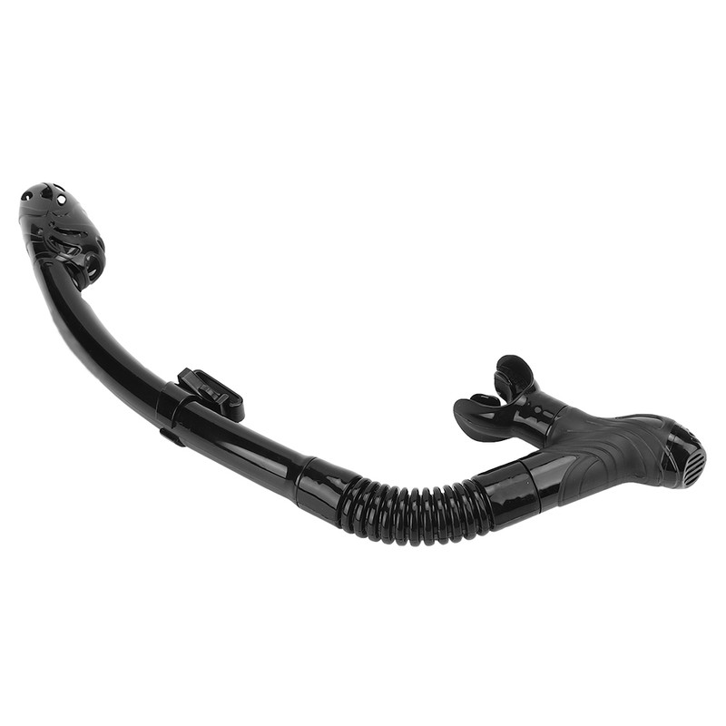 Whale Diving Breathing Tube Hose Professional Dry Underwater Snorkeling EquipmentBlack