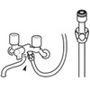 SANEI G1/2 PU86TF-2 Hose Hardware Mixing Plug Side for PU86T