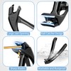 Toenail Clippers for Seniors Thick Toenails, Angled Head Toe Nail