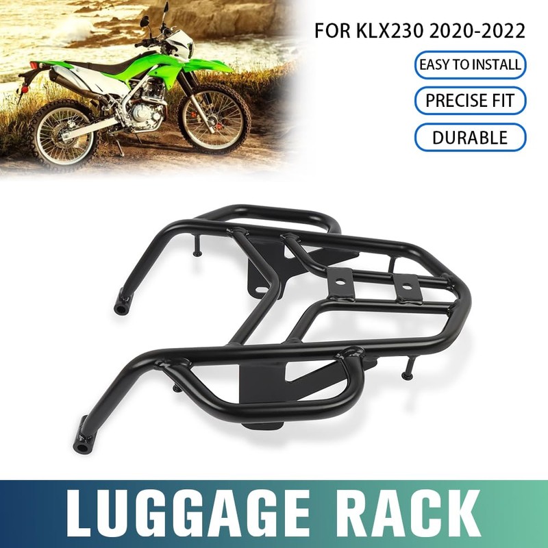 WORLDMOTOP Motorcycle Rear Luggage Rack Tail Storage Rack Cargo Replacement