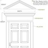 Ekena Millwork CRH07X34 34-Inch Bottom Width x 37 1/2-Inch Top