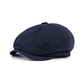 Zylioo Large Irish Apple Caps for Men,Cabbie Driving Hats for Big Heads,Wide News Boy Caps for Women Boina para Hombre Navy Blue
