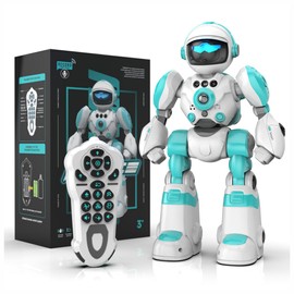 Toys for 3-8 Year Old Boys and Girls, Rechargeable Robot Toys for Kids with Recording Voice, Programming, Gesture Sensing, Singing, Dancing, RC Robot Birthday Gifts for Boys and Girls