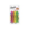 Sharpie® Tank Resaltador/Marcador de Texto, Punta Cincel/Biselada, Surtidos, 4 Piezas,