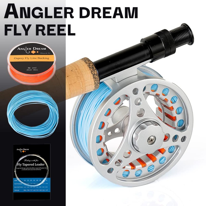ANGLER DREAM AnglerDream 3 4WT Fly Reel with Line Combo