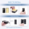Aigostar waterproof portable wireless bell set, doorbell kit, LED flashing,