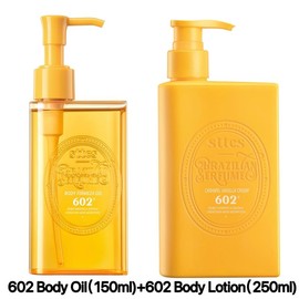 Sttes brazilian Perfume  602# - Eau De Perfume 100ml (3.4fl Oz)  vanilla Gourmet tune (Caramel vanilla flavor)  Fragrance Irresistible:_602 Body Oil（150ml)+ 602 Body Lotion（250ml)