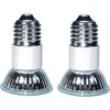 LSE Lighting Pack of 2, Z0B0011 50W JDR E27 75mm