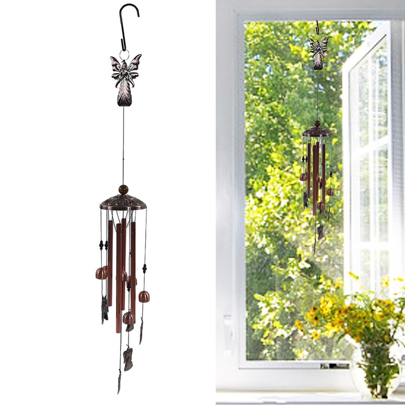 Angel Wind Chimes Retro Exquisite Metal Wind Chimes Decoration Gift