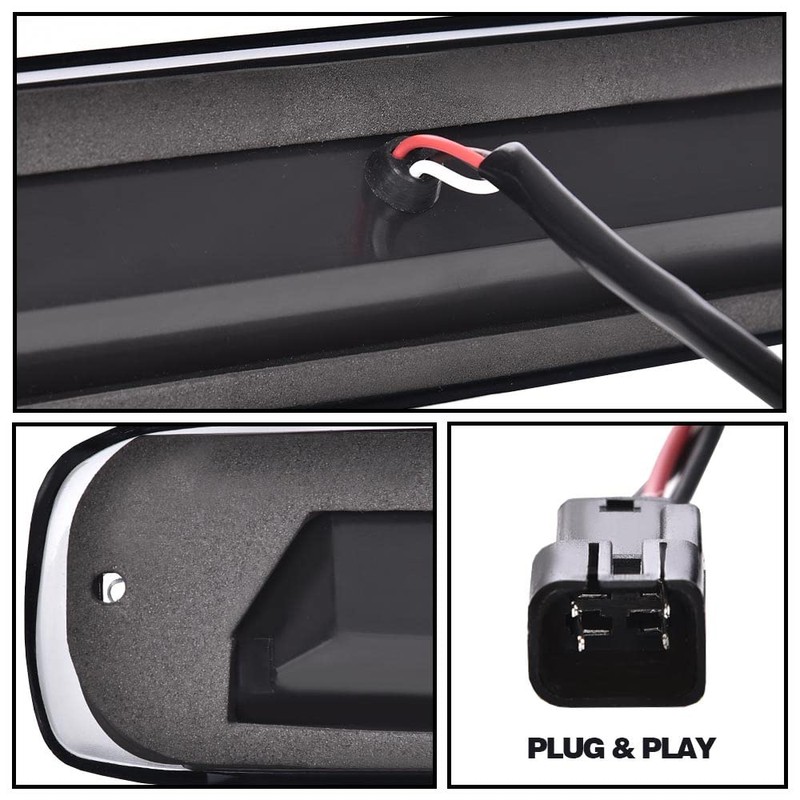 PIT66 3rd Brake Light Compatible with Chevy Silverado 1999-2006/Compatible with