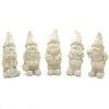 Garden Gnome with Bucket: Solid Durable Stone Statue with Vintage