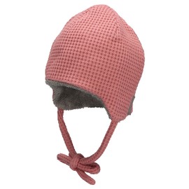 Sterntaler Girls Beanie Waffle Look Hat, pink