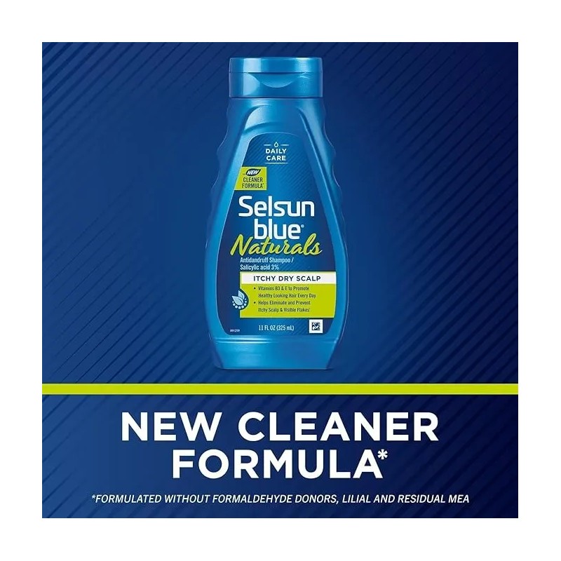 Shampoo Selsun Blue Antidandruff 2pz (325mlc/u) Importado
