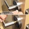 Master Lock Keyed Entry Door Lock, Brushed Chrome Finish Commercial