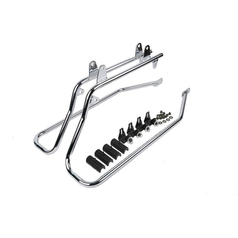 TCT-MOTORPARTS Heavy duty Saddle bag Conversion Brackets Set Fit for