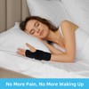 Hainue Adjustable Wrist,Support Brace with Removable Metal Hand Splint,Breathable Wrist