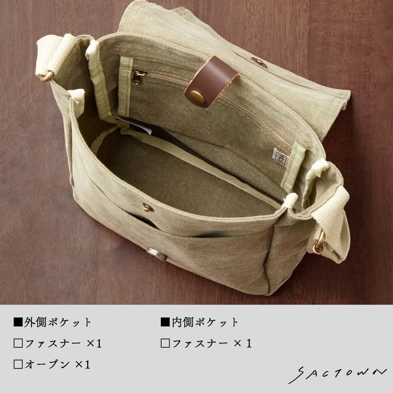 Hanpu Kobo Shoulder Bag [Shoulder Bag, Men's, Women's, Canvas, Shoulder