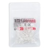 Innfeeltech 100pcs 3mm RGB LED Diode Light DC 3.0~3.4V, 20mA,