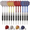 Steel Tip Darts Set - Professional 12PC Darts Steel Tip