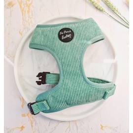 Sage Green Cord Dog Harness XS