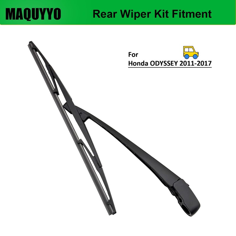 Rear Windshield Wiper Arm Blade Set Replacement for Honda ODYSSEY
