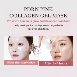 Mascarilla facial en gel de colgeno rosa Medicube Pprn, 28 ml