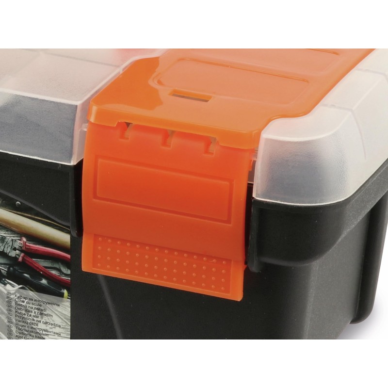 Allit 476160 Tool Box Plastic Black Tool Box Plastic Black