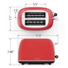Toaster 2 slice,Retro Stainless Steel Toaster with 6 Settings, 1.5