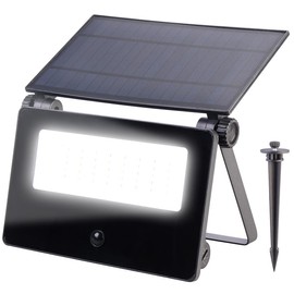 Luminea Solar LED Motion Sensor Garden Spotlight 1300LM 2X 1800mAh