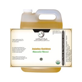 uh*Roh*Muh Pure Organic Jojoba Oil || USDA certified Jojoba Oil || Organic Golden Jojoba Oil || Panama - (32 fl oz) (Net Wt. 0.8 kg - 1.75 lb)