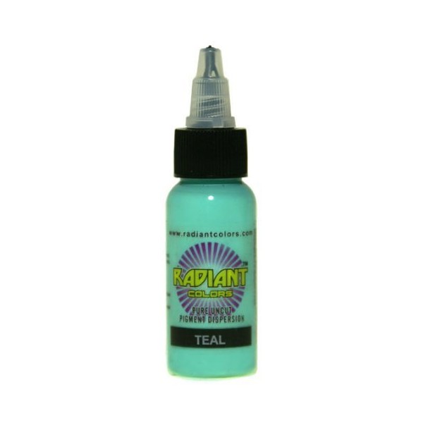 Radiant Colors - Teal - Tattoo Ink 1oz Made in USA
