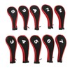 10Pcs Golf Club Head Cover Neoprene Golf Head Cover for