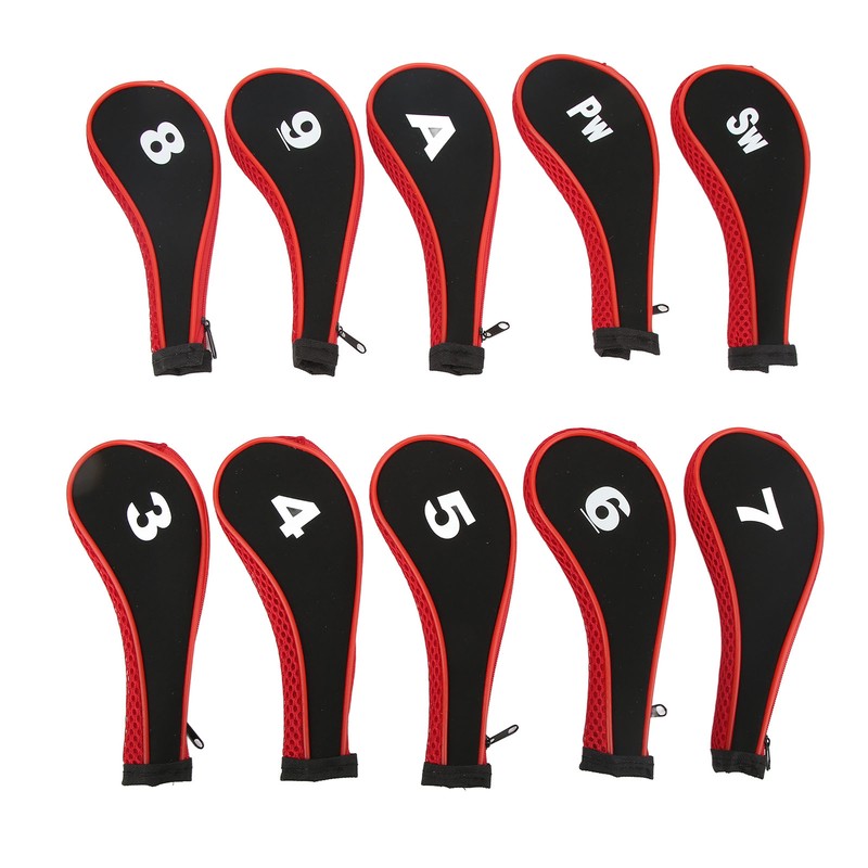 10Pcs Golf Club Head Cover Neoprene Golf Head Cover for