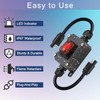 PAGUO Inline 12V Power Switch SAE Connector IP67 Waterproof, SAE
