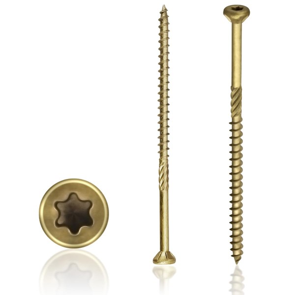 Deck Screws 4 Inch Wood Screws #10 x 4, 100