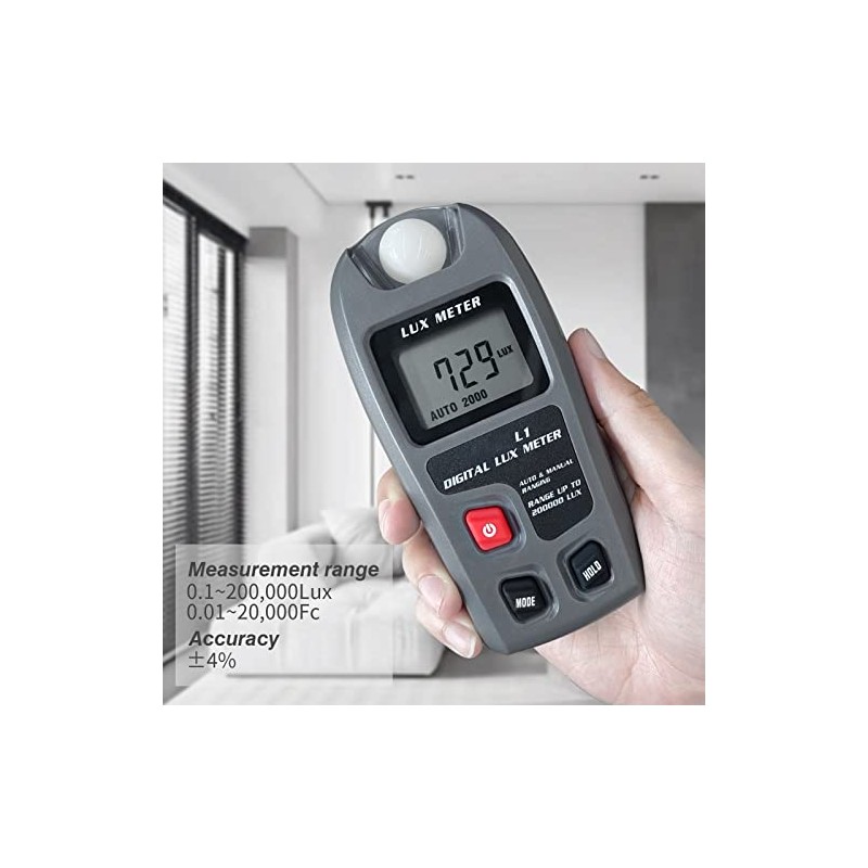 Digital Light Meter,Digital Illuminance Light Meter Light Meter Illuminance Tester