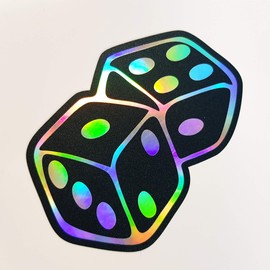 folien-zentrum Cube High-Quality Car Sticker Oilslick Black Colour Changing Rainbow Flip Flop Car Sticker Hologram Effect JDM Tuning Car Sticker Decal Fun 10 x 7 cm