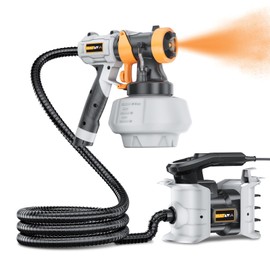 Upgraded Paint Sprayer-BATAVIA 700W HVLP High Power Spray Paint Gun with 6FT Air Hose, 4 Nozzles & 3 Patterns, Paint Sprayer for House Painting,Furniture,Cabinets,Fence,Walls,DIY Projects,etc