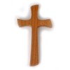 Holzkreuz Wandkreuz ca. 15cm abgerundet aus Buche