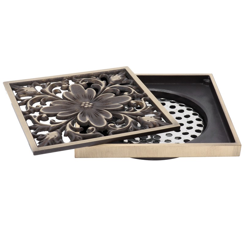Bathroom Floor Drain Kit Antique Shower Drain Accessory for Home