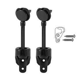 Replacement Parts Shade Tie Downs Bungee Kit for Coolaroo Sunshade Roller Outdoor Blinds(Black 1 Set)