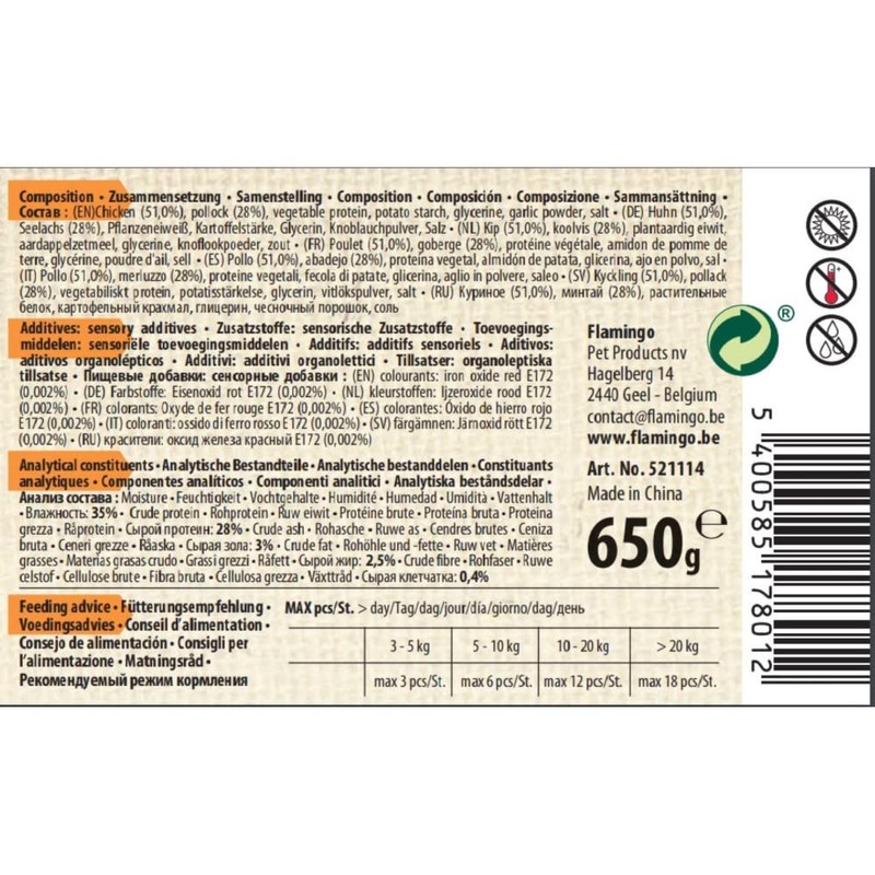 Flamingo Hapki Sushi Strips 650GR