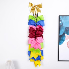 Hipcheer Handmade Cheer Bows Holder, Wall Hanger for Cheerleading Teen Girls High School College Sports