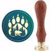 craspire Bear Wax Seal Stamp Bear Paw Print Wax Stamp