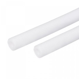sourcing map Foam Tube Sponge Protective Sleeve Heat Preservation 10x20mm White for Pipe Insulation Wraps, Pack of 2