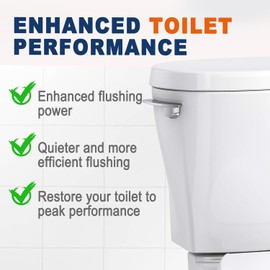 TOHAXPLS 83143 Toilet Fill Valve Seal Replacement Part Compatible with Kohler Toilet Tank Fill Valve Rubber Seal Diaphragm - Durable, Easy DIY Fix (Pack of 5)